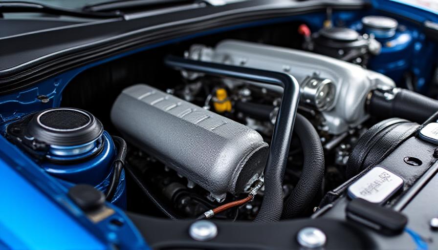 Dettaglio motore ad alte prestazioni